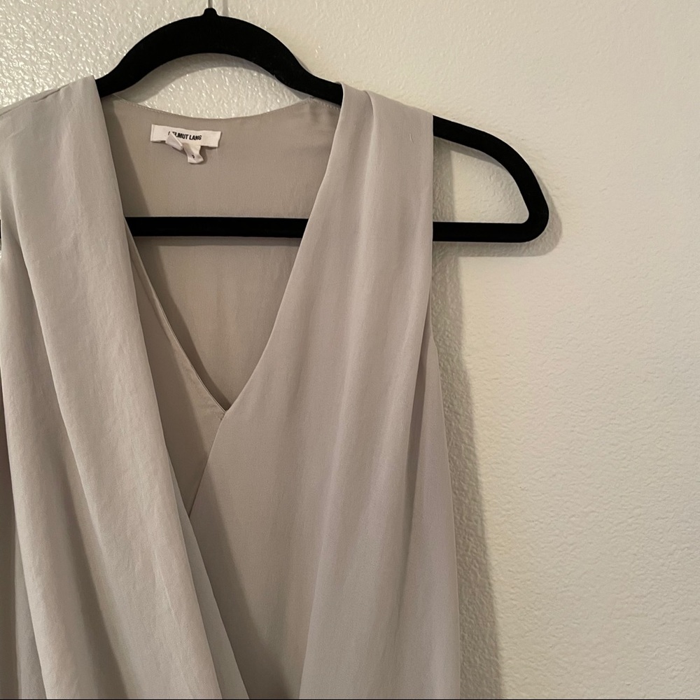 Helmut Lang Soft Shroud Overlap Top S - image 3